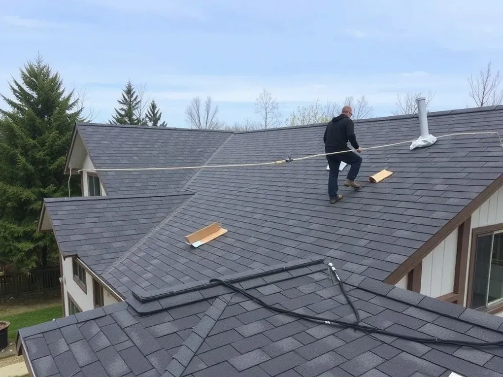 Roof replacement project