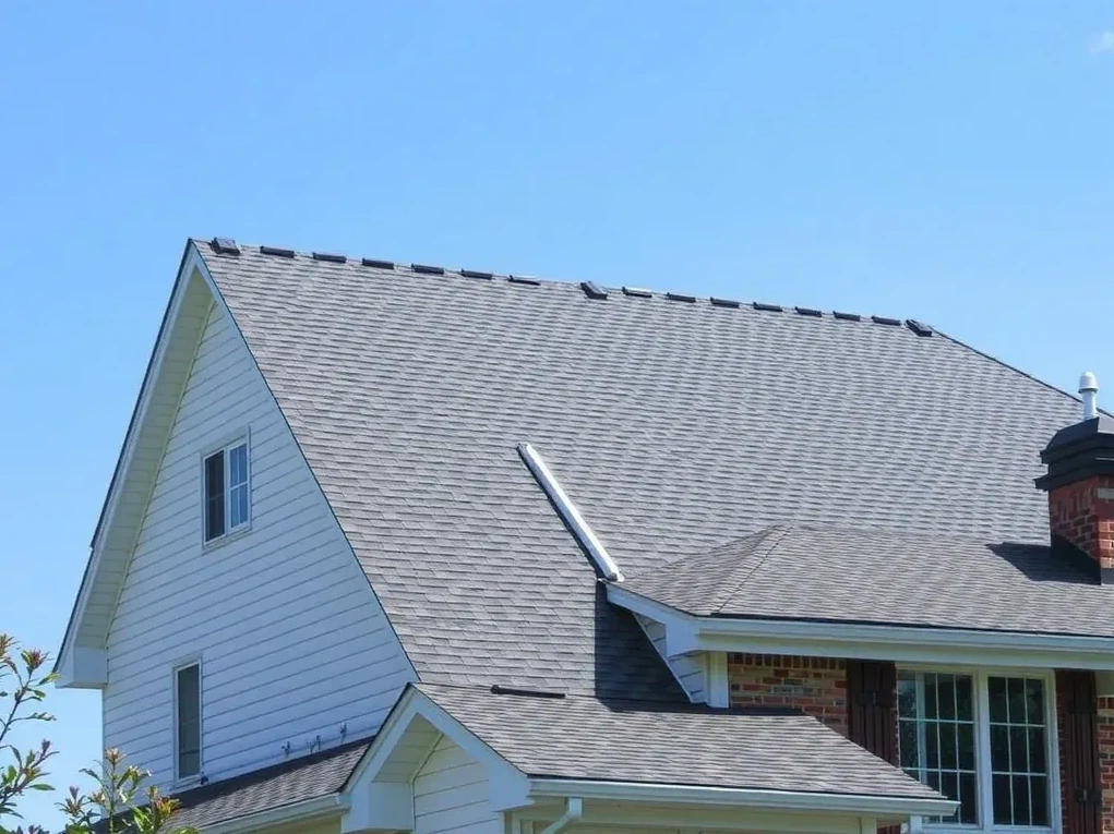 New roof installation